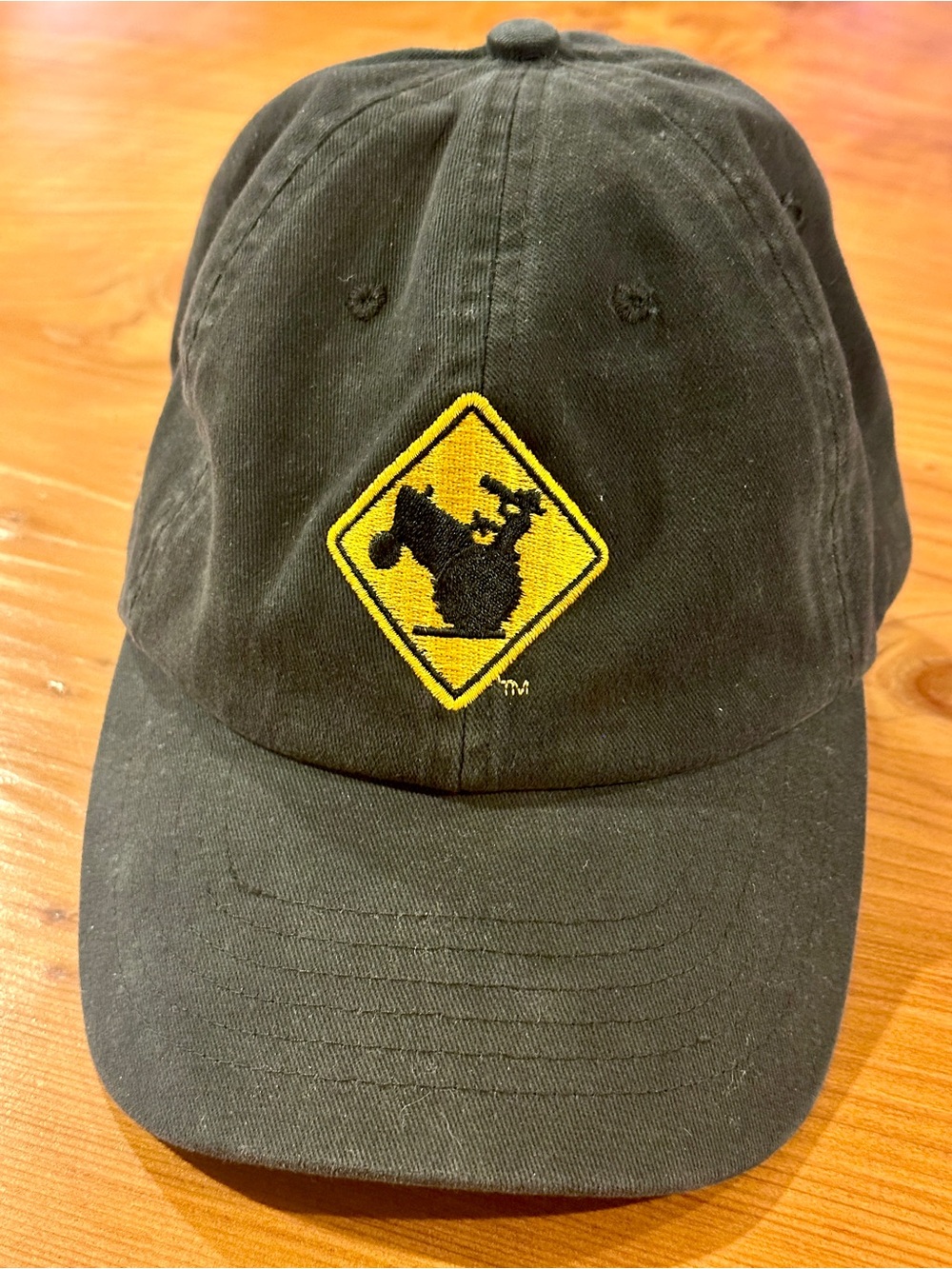 Bray Vineyards CA Winery Funny Tipping Tractor Drinking Warning Hat Black Cap